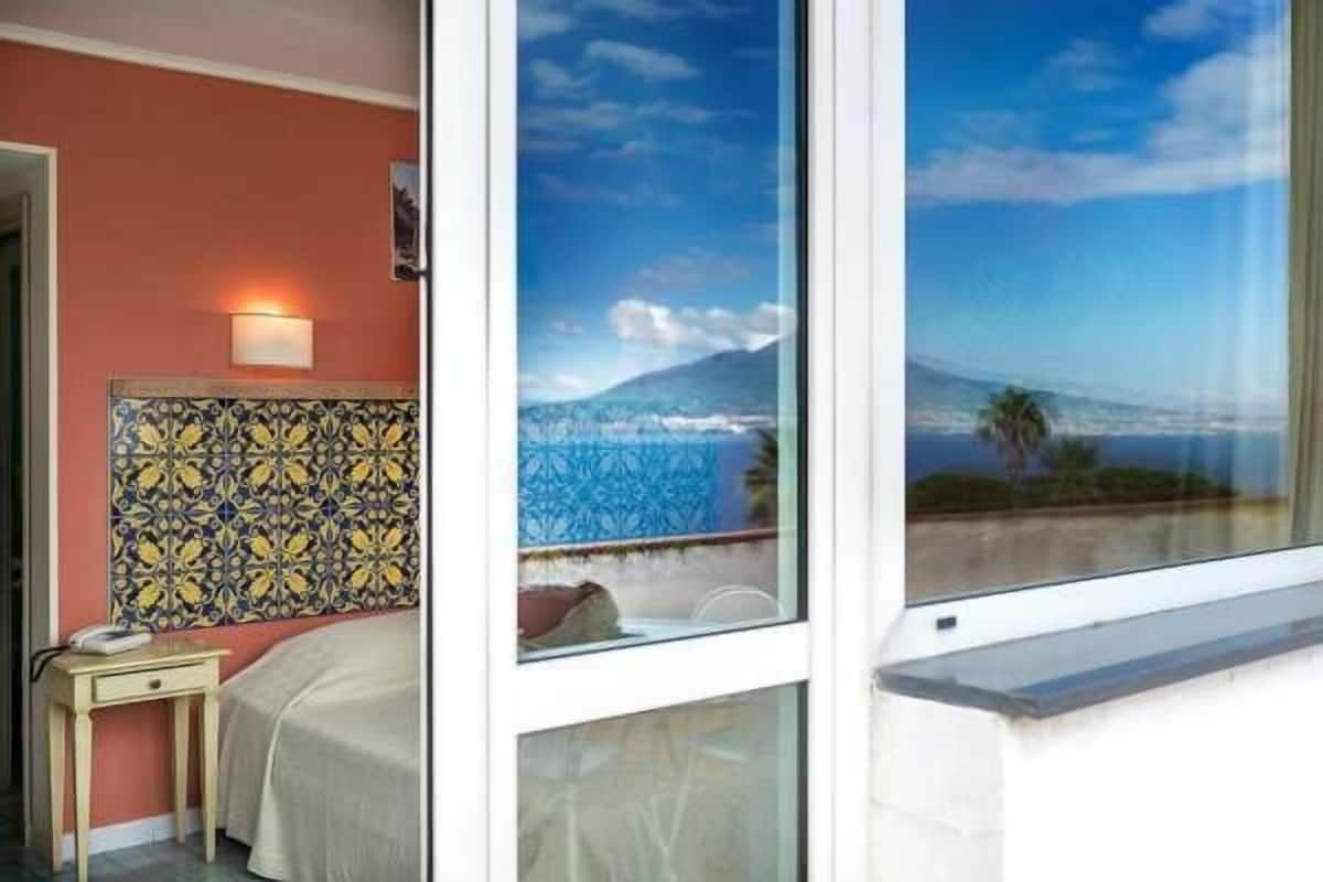 superior double or twin room, balcony, sea view | view from room