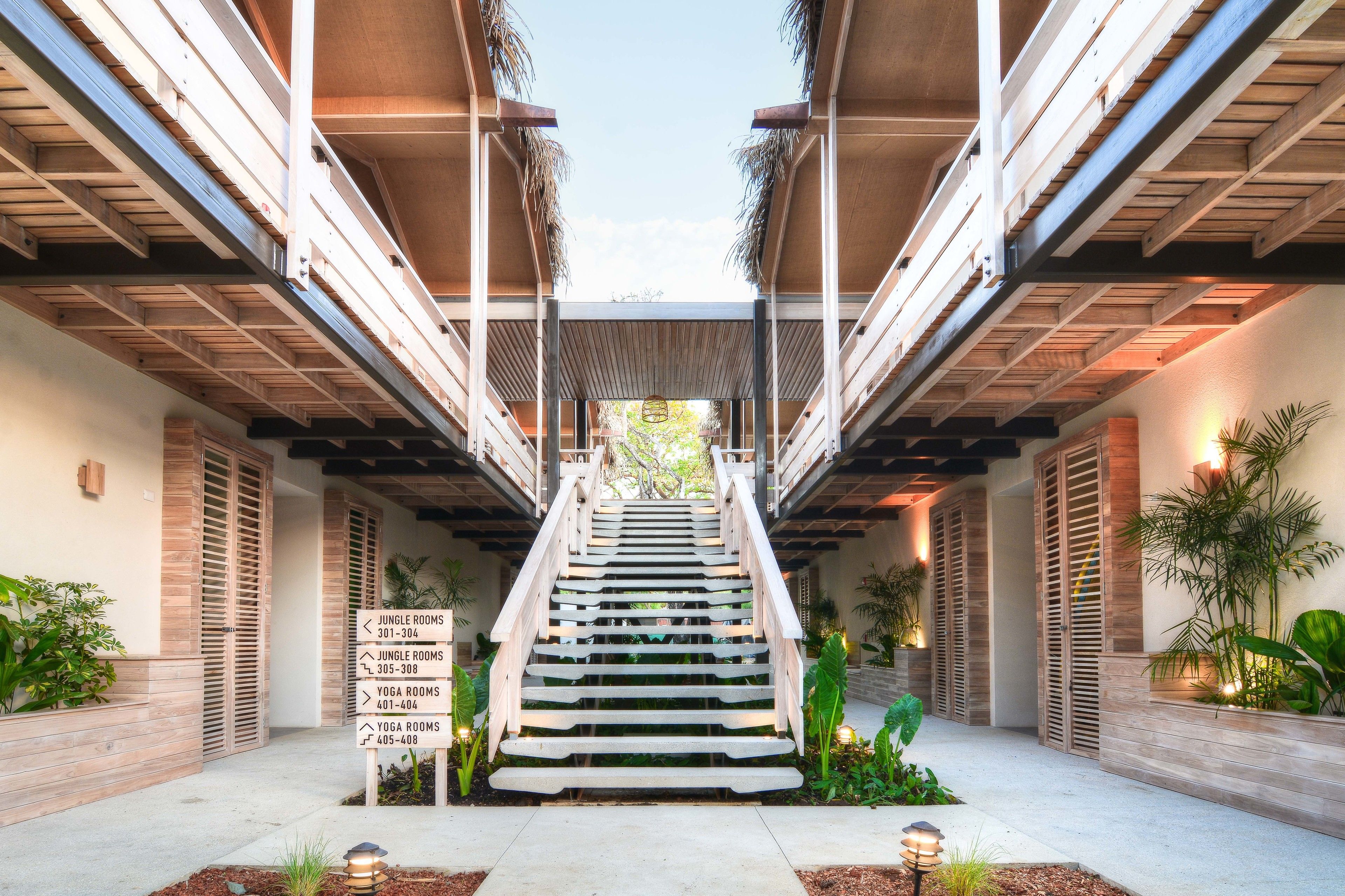 숙박 시설 구내