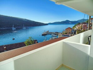 Departamento, 1 habitación, vista al mar, frente al mar | Balcón