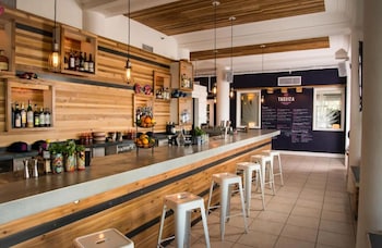 Lunch and dinner served, beach views  at Broadmore Miami Beach