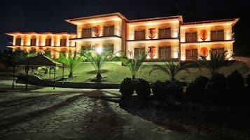 Front of property – evening/night