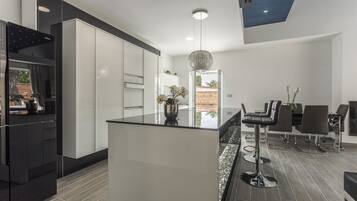 Exclusive Villa, Private Pool | Private kitchen | Full-size fridge, microwave, oven, stovetop