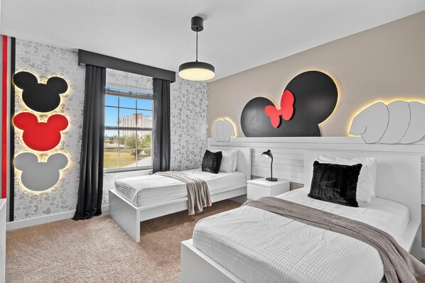 4 bedrooms, iron/ironing board, travel cot, WiFi