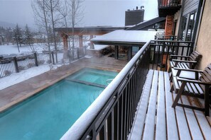 Una piscina climatizada