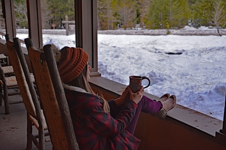Porch. National Park Inn