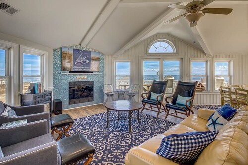 Sunny Outlook | 98 ft from the Beach | Private Pool, Hot Tub | Kitty Hawk