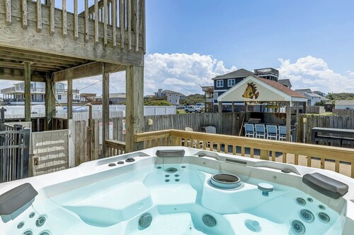 Sunny Outlook | 98 ft from the Beach | Private Pool, Hot Tub | Kitty Hawk