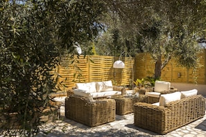 Garden sitting area