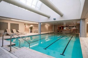 Indoor pool, a heated pool