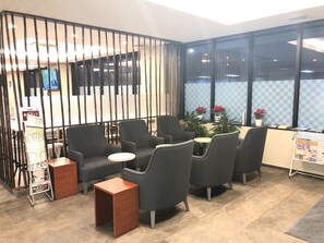Lobby sitting area