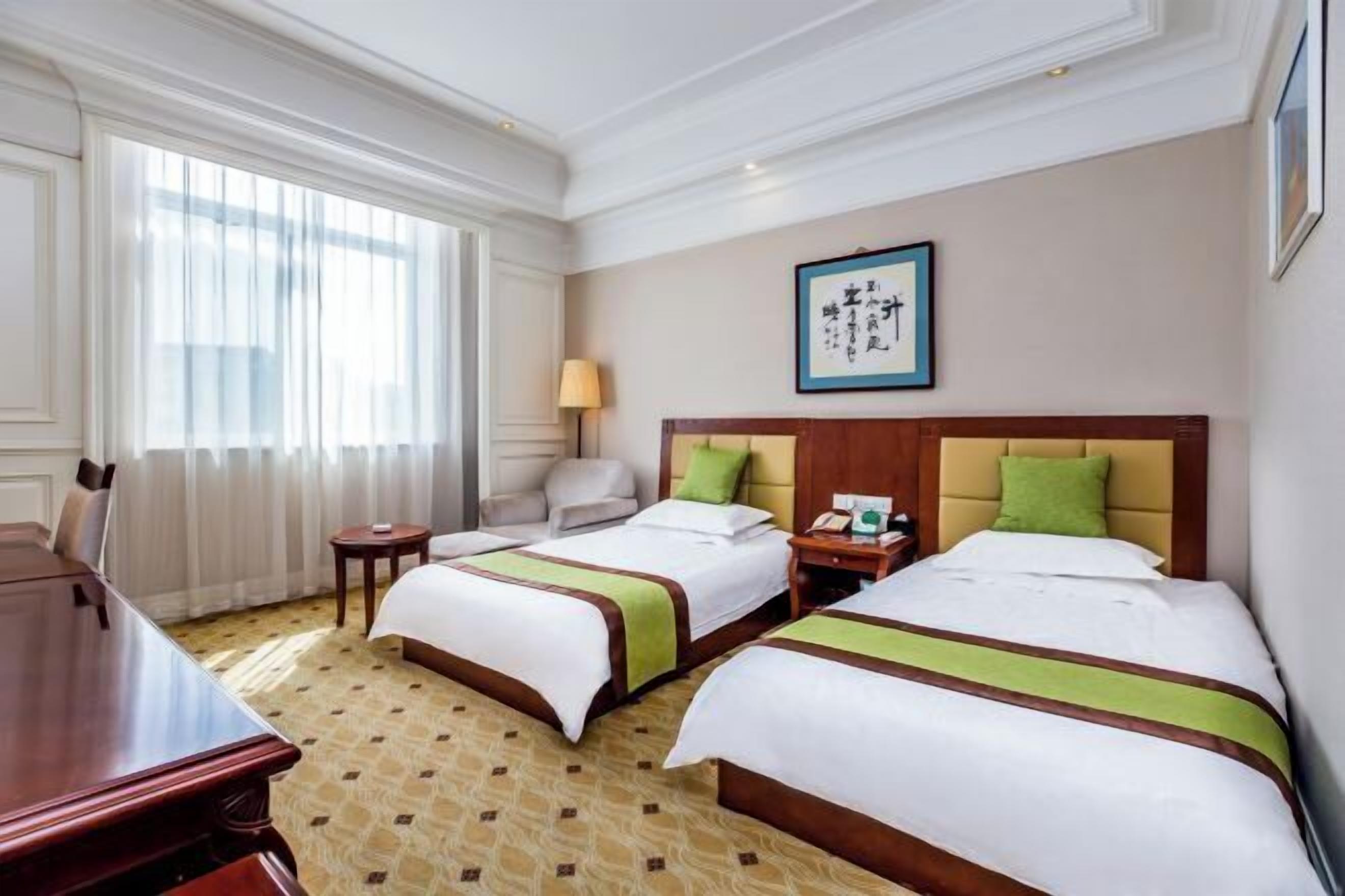 Desk, blackout drapes, free WiFi