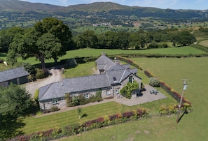 Ty Newydd occupying a prominent position with breath-taking views over the Conwy estuary