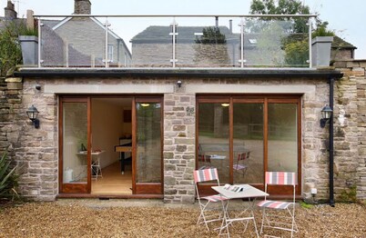 Orchard Cottage, set on the Cheshire border, is an intriguing barn conversion.