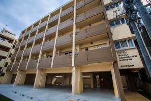 Majoituspaikan julkisivu