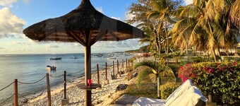 Caro's Beachfront Villa with private pool at Trou aux Biches beach to rent