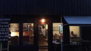 Front of property – evening/night