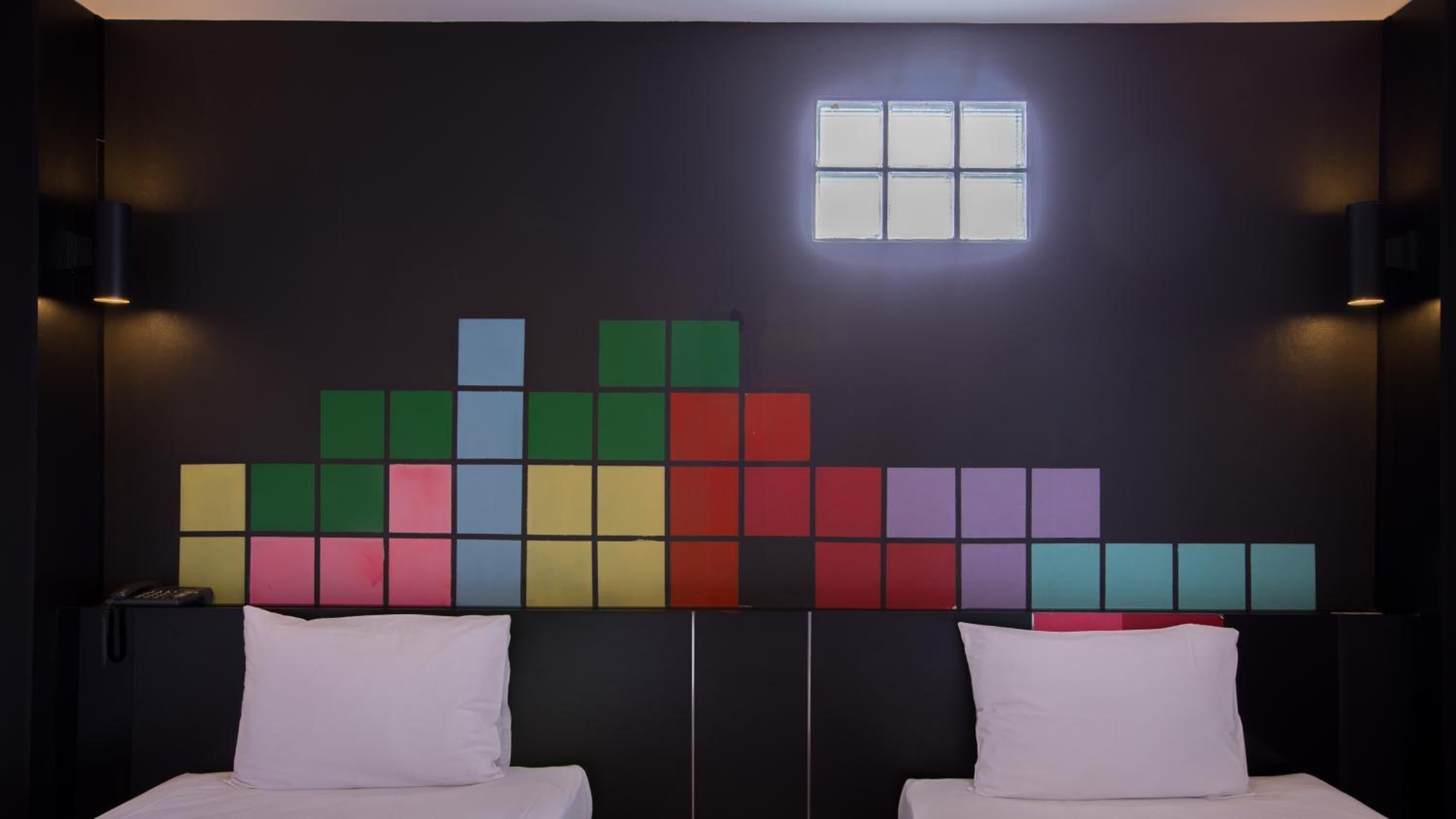 desk, blackout curtains, rollaway beds, free wifi