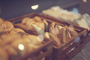 Daily buffet breakfast (EUR 25.00 per person)