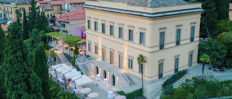 Majoituspaikan julkisivu