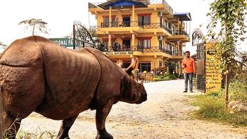 Fassade der Unterkunft