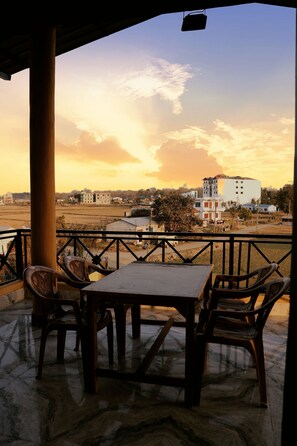 Balcony view - Hotel National Park (Sauraha)