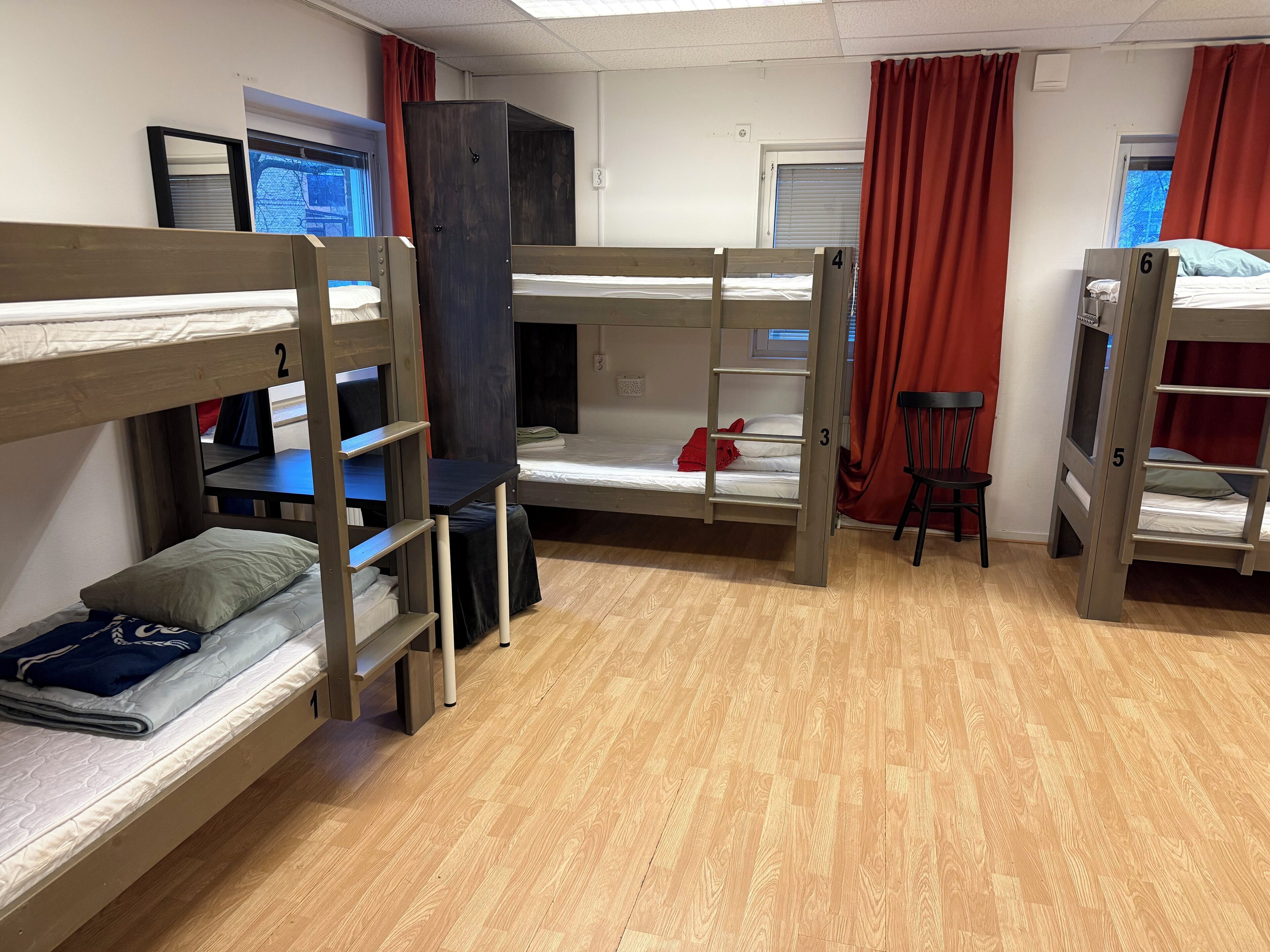 Shared Dormitory, Men only | Desk, laptop workspace, blackout curtains, iron/ironing board