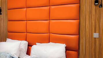 Deluxe kamer | Lakens van Egyptisch katoen, luxe beddengoed, donsdekens