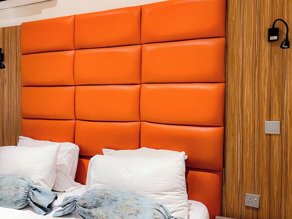 Deluxe kamer | Lakens van Egyptisch katoen, luxe beddengoed, donsdekens