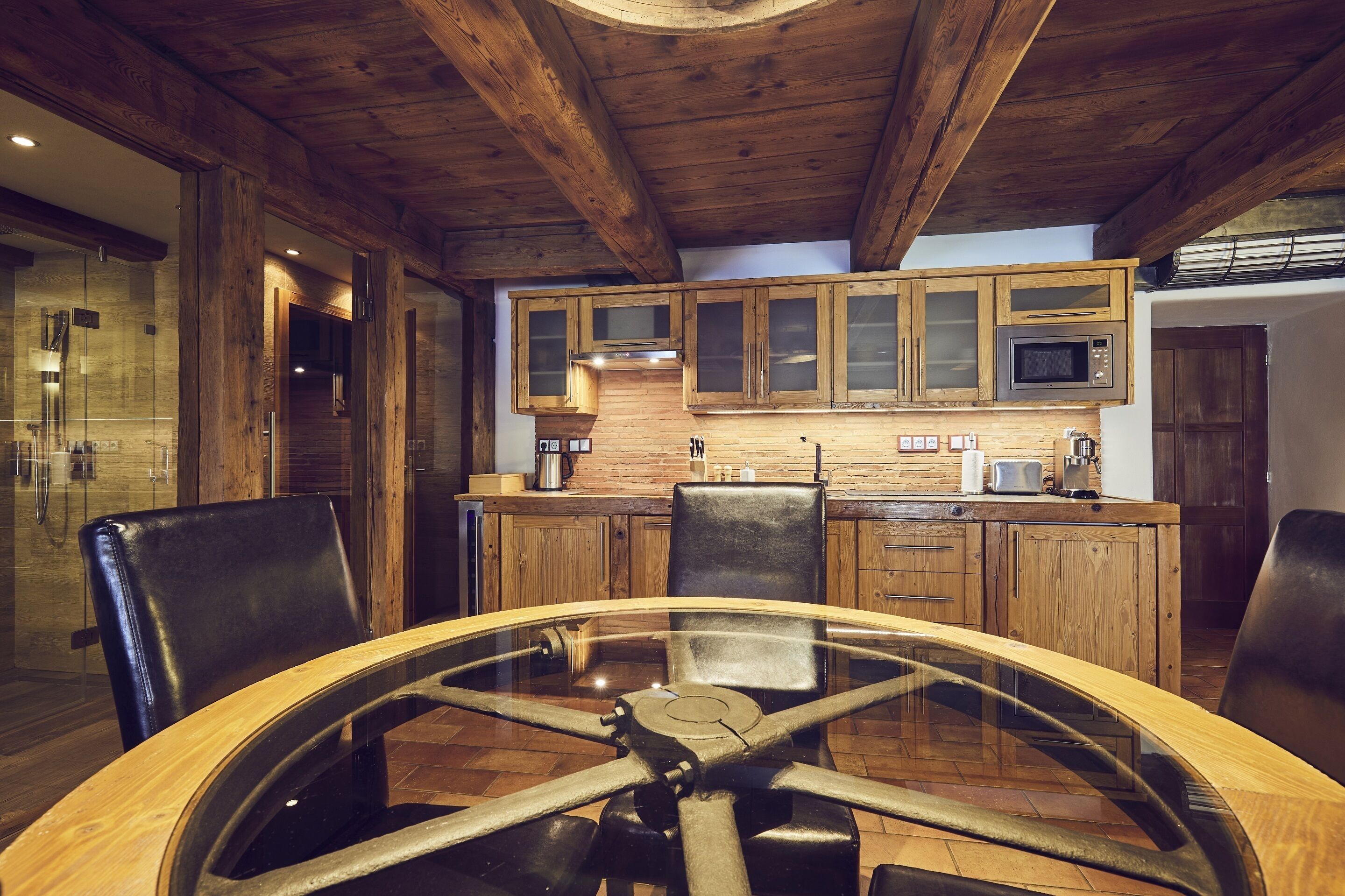 apartment 1 with castle view | private kitchen | espresso maker, electric kettle