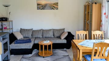 Fernseher, Kamin