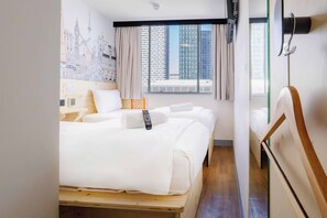 Betten mit Memory-Foam-Matratzen, schallisolierte Zimmer