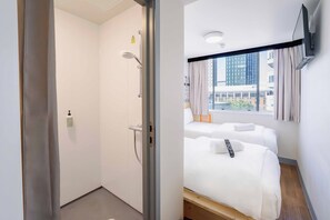 Betten mit Memory-Foam-Matratzen, schallisolierte Zimmer