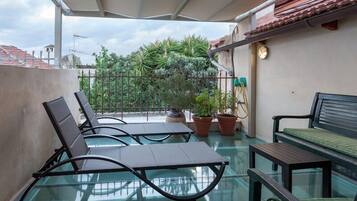 Junior Suite with private Sauna | Terrace/patio