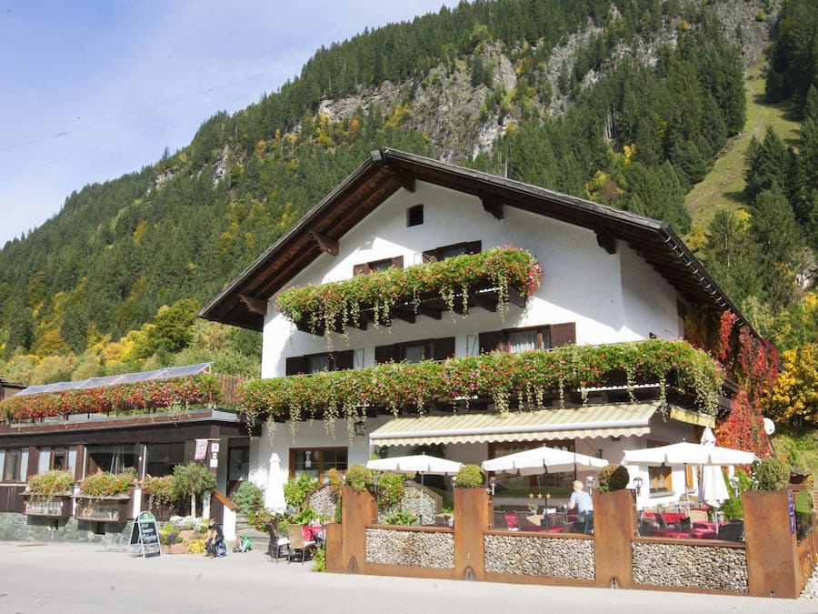 Fassade der Unterkunft
