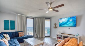 TV, DVD player - Gulf Front Condo | Walk To Flora-Bama! (Orange Beach)