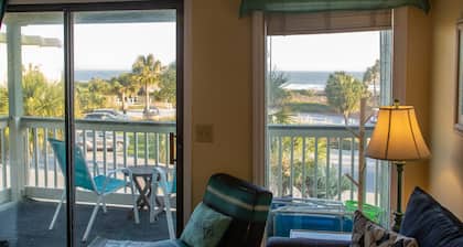 Charleston has The Best of all Worlds-Beachfront, 2nd floor A+ Views & Location!