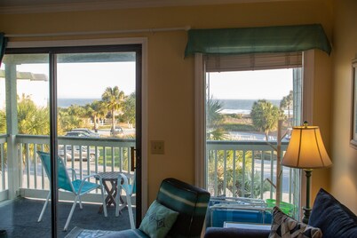 Charleston has The Best of all Worlds-Beachfront, 2nd floor A+ Views & Location!