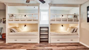 8 bedrooms, iron/ironing board, WiFi, bed sheets
