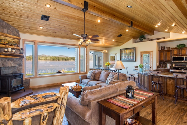 Open floor plans with spectacular views