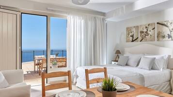 Villa, Sea View | 4 bedrooms, in-room safe, desk, iron/ironing board