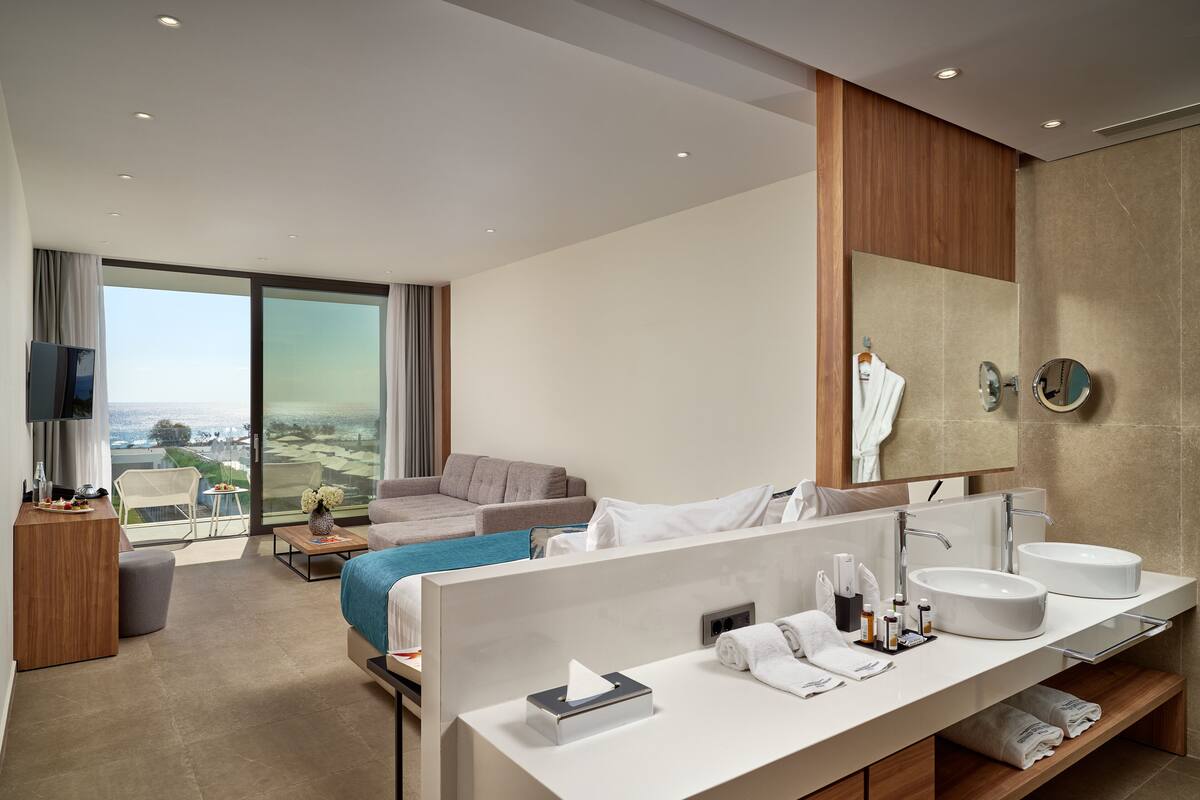 junior suite, sea view | view from room