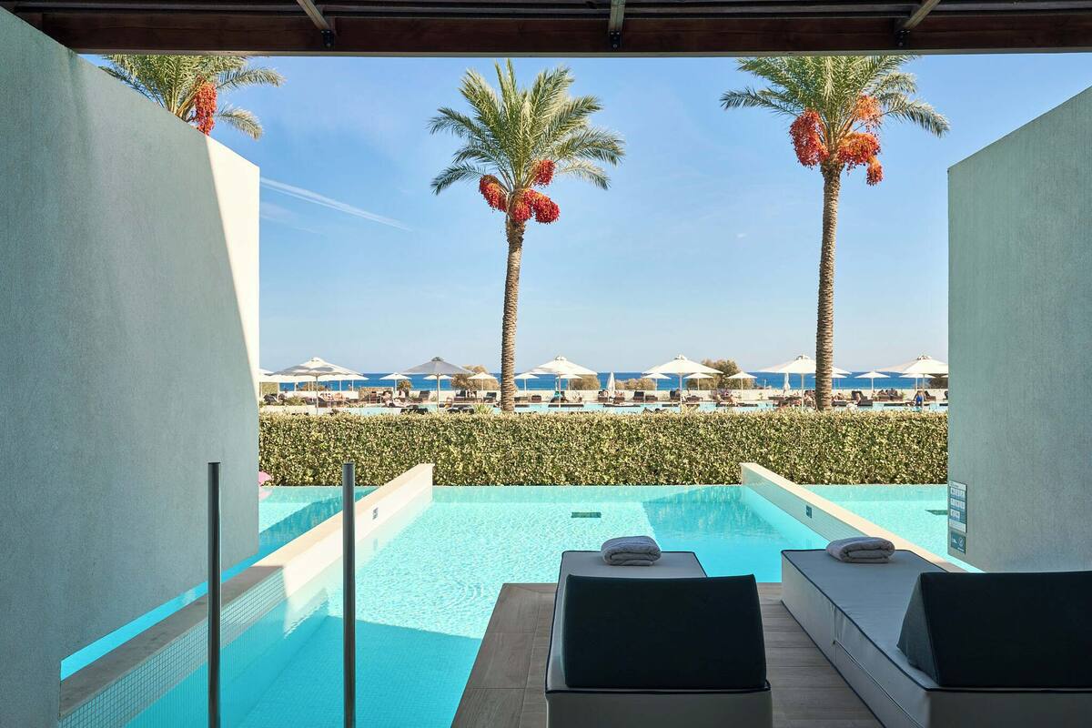 Junior Suite, Private Pool, Sea View | Ausblick vom Zimmer