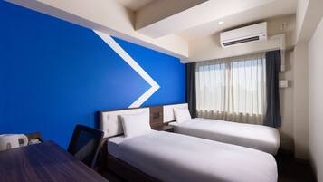 In-room safe, desk, laptop workspace, blackout drapes