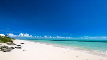 En la playa
