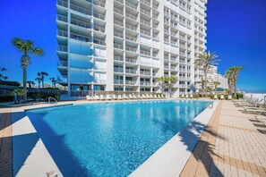 Pool - Lovely 3BR Gulf Front Condo - Pelican Pointe 1404 (Orange Beach)