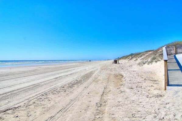 Aan het strand