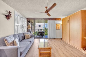 TV, DVD player, table tennis, books - Beautiful garden view condo with tropical decor (Kihei)