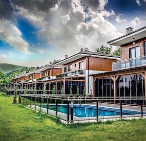 Seasonal outdoor pool