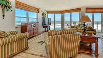 TV, DVD player, table tennis, books