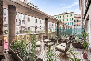 Uitzicht vanuit de kamer